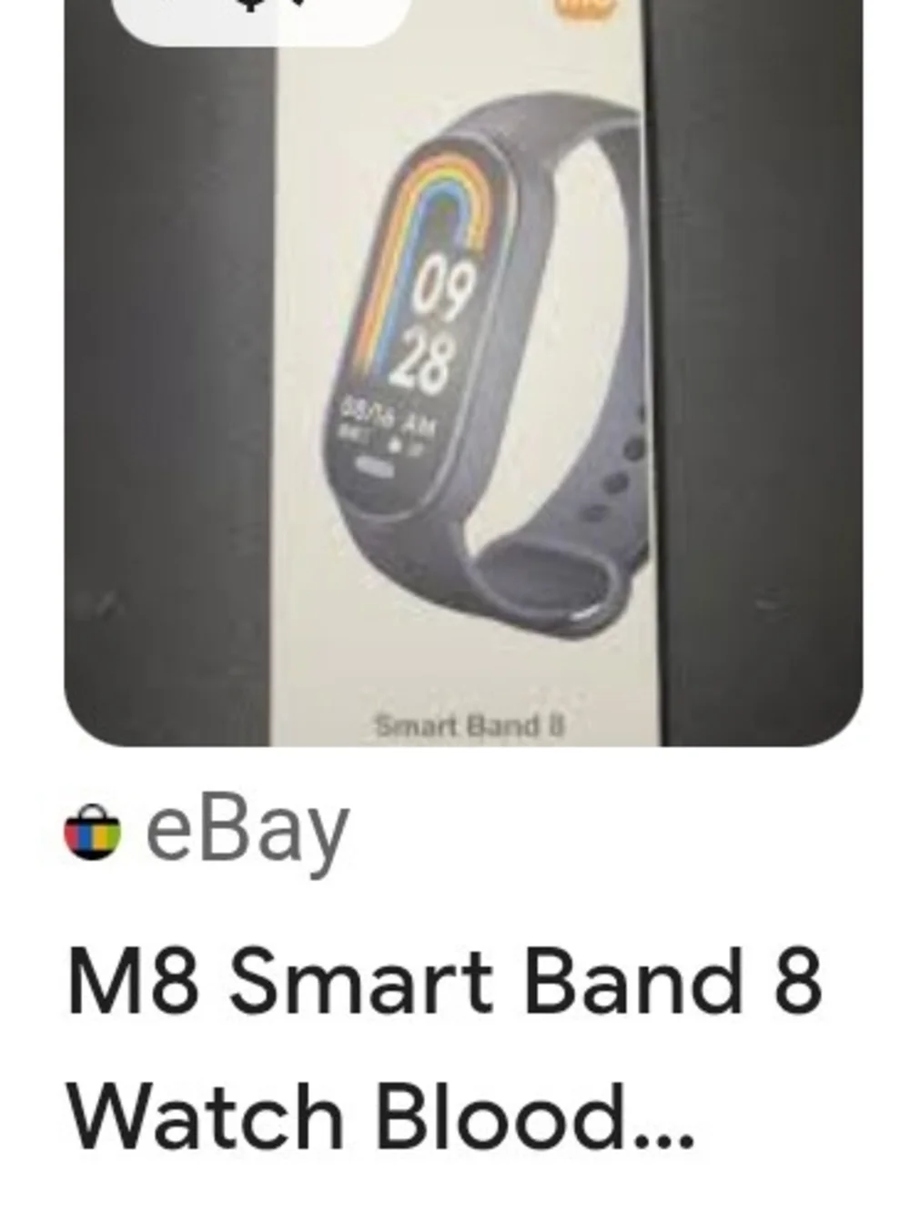 Smart Band 8 Fitness Tracker — Black